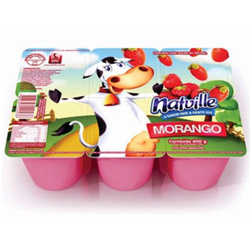 IOGURTE NATVILLE POLPA FRUTAS MORANGO 54