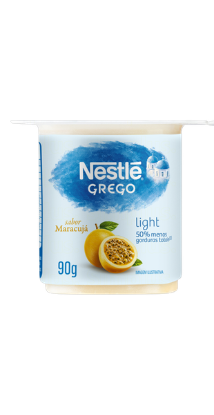 IOGURTE NESTLE GREGO LIGHT MARACUJA 90G