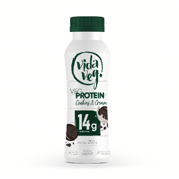 IOGURTE VEGPROTEIN COOKIES CREAM VIDA VE