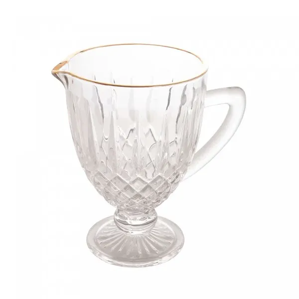 JARRA ROJEMAC VIDRO C/FIO DOURADO GREEK 1L R35691