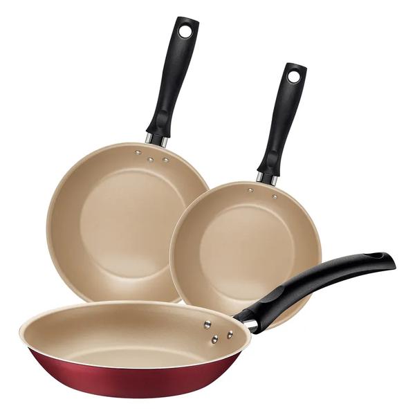 JG TRAMONTINA FRIGIDEIRA 3PC CARIBE VER