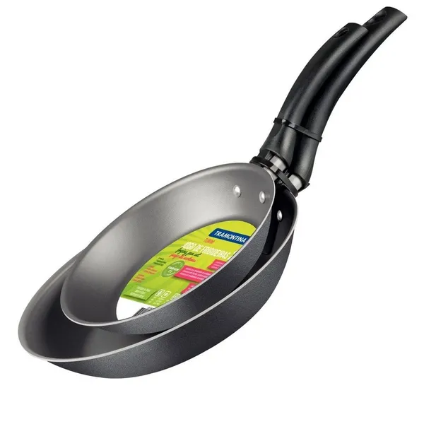 JG TRAMONTINA FRIGIDEIRAS TURIM 2PC ALUM