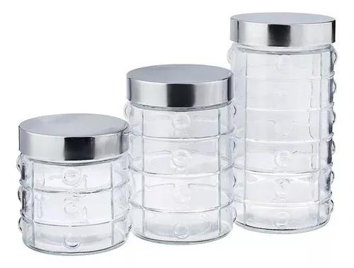 JOGO MIMO 3 POTES VIDROS R VD23007