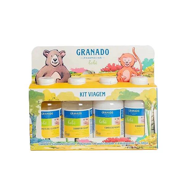 KIT GRANADO VIAGEM SHA/COND/HIDRA BEBE/S