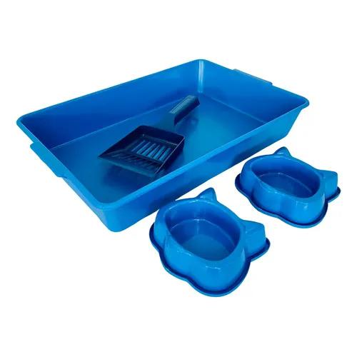 KIT HIGIENE TWOOPETS FUN CAT AZUL R20784