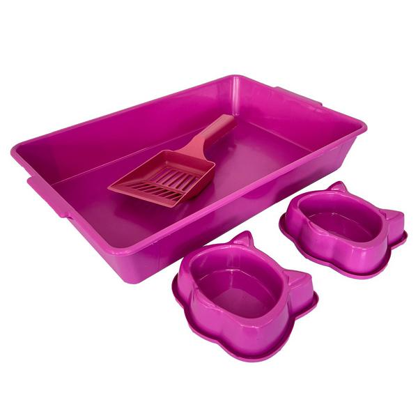 KIT HIGIENE TWOOPETS FUN CAT ROSA R20788