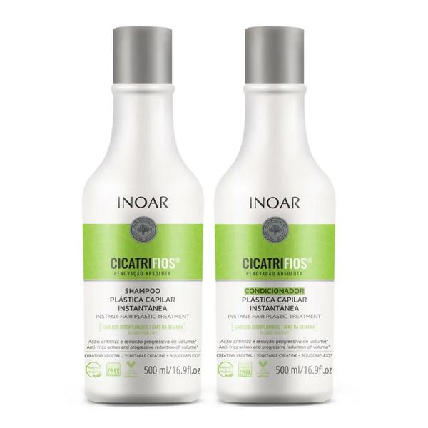KIT INOAR SH+COND CICATRIFIOS 500ML