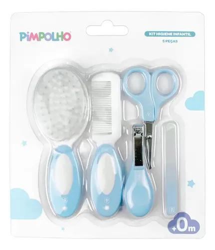 KIT PIMPOLHO CUIDADOS P/BEBE AZUL 5PECAS