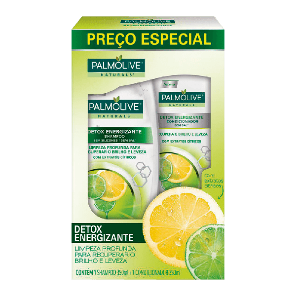 KIT SH+COND PALMOLIVE NAT DETOX ENERGIZA