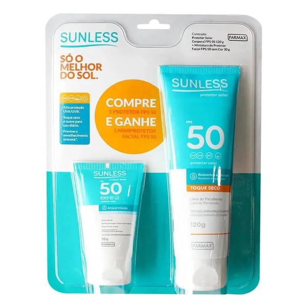 KIT SUNLESS PROT SOLAR FPS50+PROT SOLAR