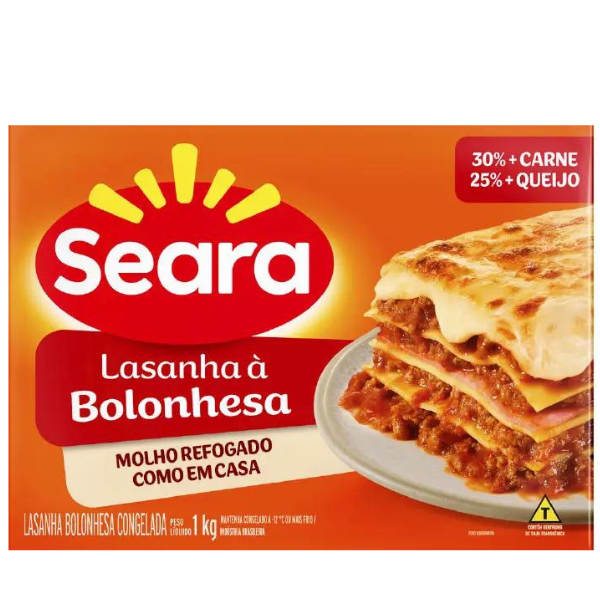 LASANHA SEARA BOLONHESA 1KG