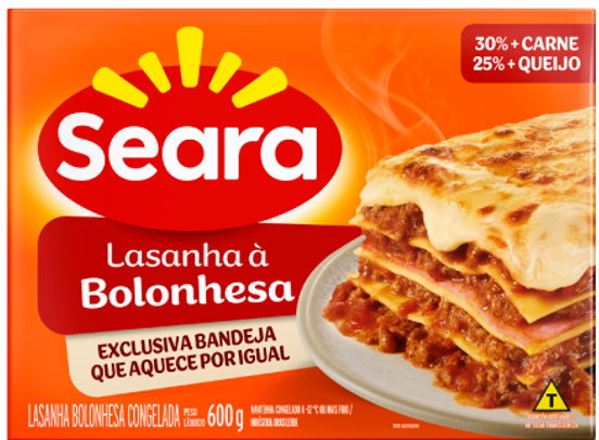 LASANHA SEARA BOLONHESA 600G