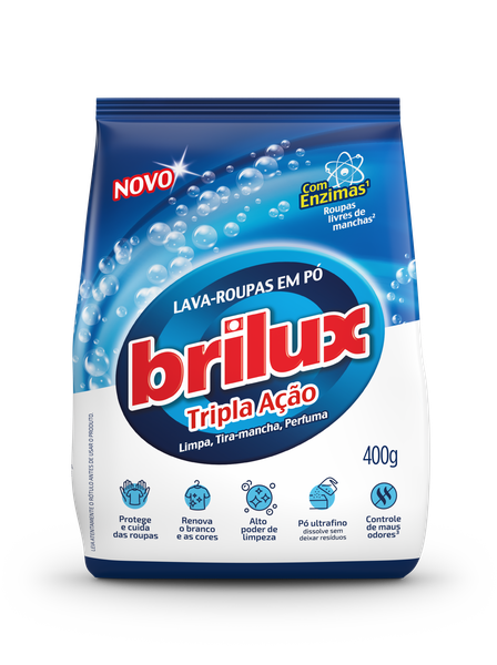 LAVA ROUPA BRILUX PO TRIPLA ACAO 1,6KG