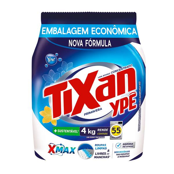 LAVA ROUPA TIXAN YPE PRIMAVERA SACH 4KG