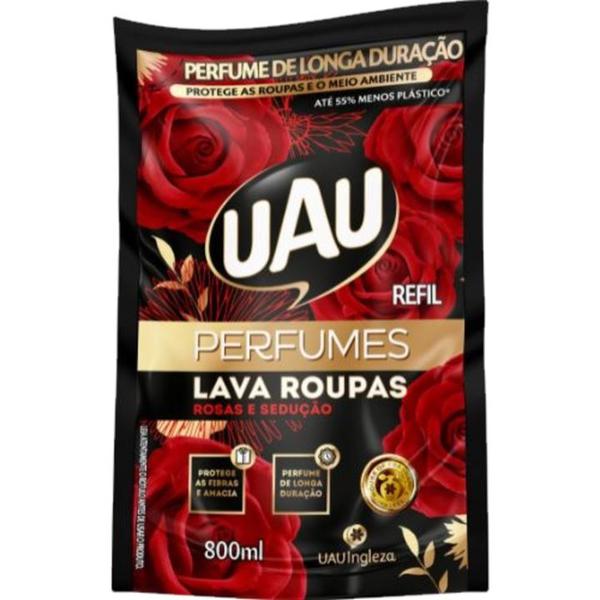 LAVA ROUPA UAU PERF ROSAS SEDUCAO 800ML