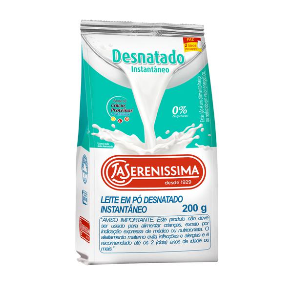 LEITE LA SERENISSIMA DESN INST 200G