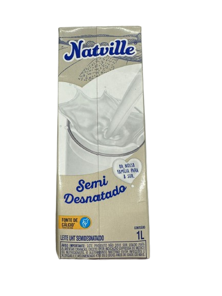 LEITE NATVILLE SEMIDESNATADO 1L