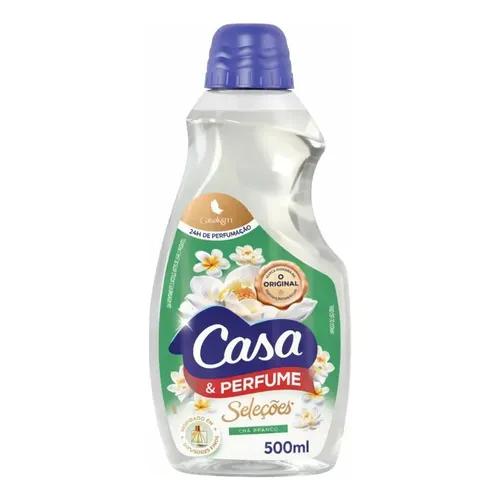 LIMPA CASA PERFUME SELECOES CHA BCO 500M