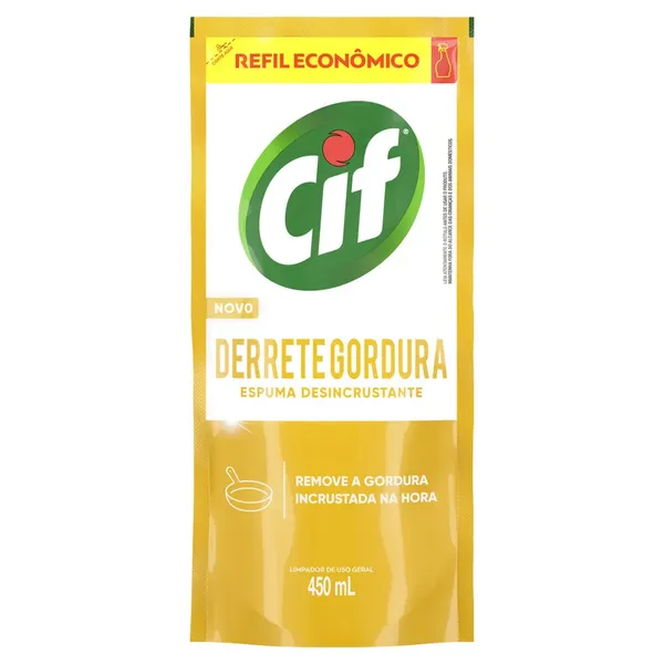 LIMPADOR CIF DERRETE GORDURA 450ML