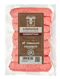 LINGUICA CARA PRETA CORDEIRO APIMENTADA