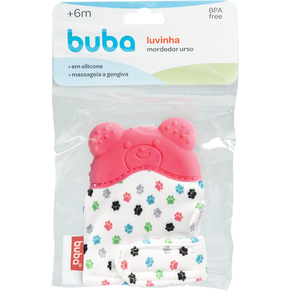 LUVINHA BUBA MORDEDOR URSO ROSA R10719