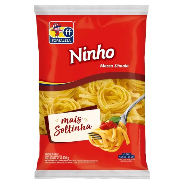 MACARRAO FORTALEZA SEMOLA NINHO 400G