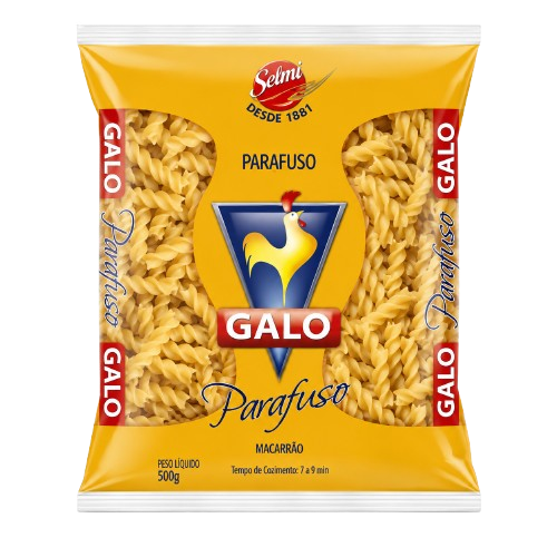 MACARRAO GALO COMUM PARAFUSO 400G