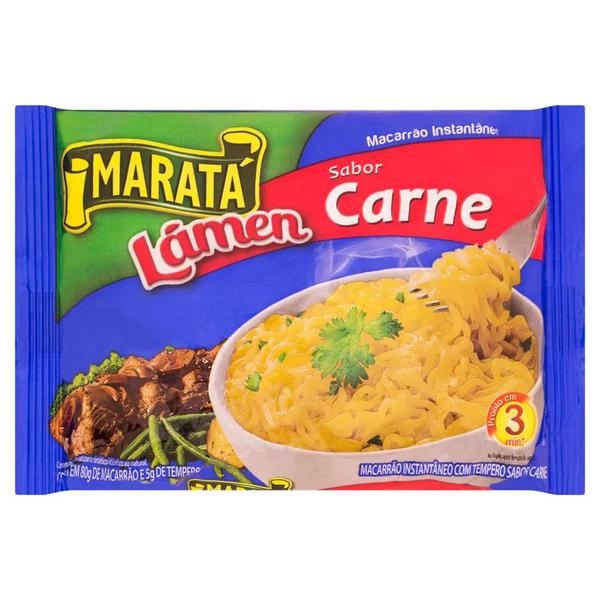 MACARRAO MARATA INST CARNE 74G