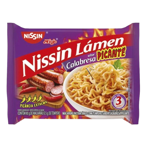 MACARRAO NISSIN MIOJO LAMEN CALABRESA PI
