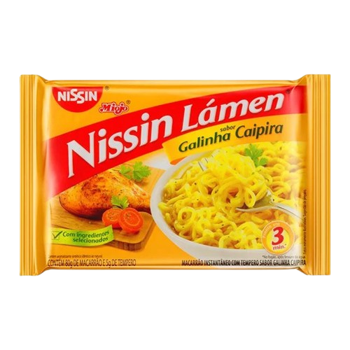 MACARRAO NISSIN MIOJO LAMEN GALINHA CAIP
