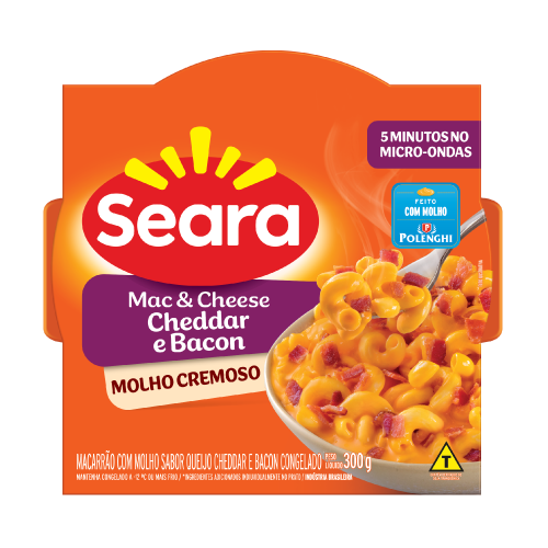 MACECHEESE SEARA BACON 300G