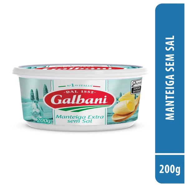 MANTEIGA GALBANI SEM SAL POTE 200G