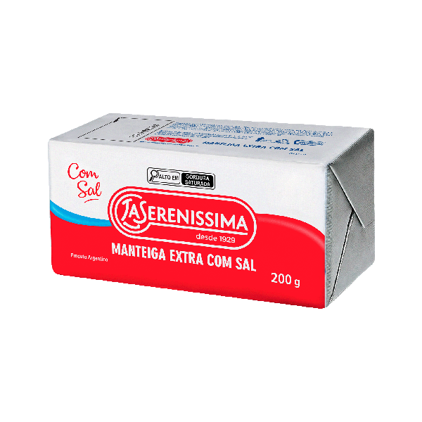 MANTEIGA LA SERENISSIMA C/SAL 200G