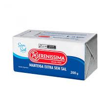 MANTEIGA LA SERENISSIMA S/SAL 200G