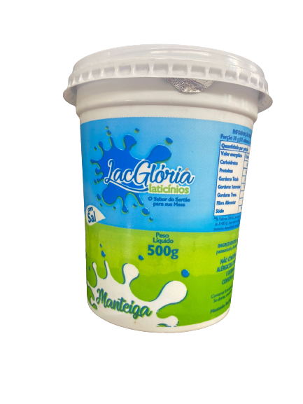 MANTEIGA LACGLORIA C/SAL 500G