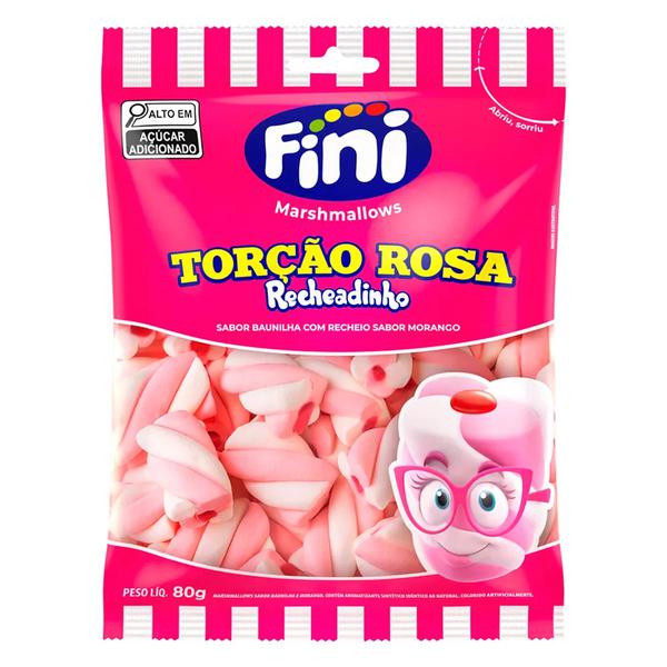 MARSHMALLOW FINI RECH ROSA/BCO 80G