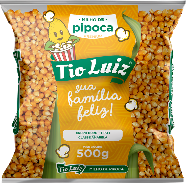 MILHO PIPOCA TIO LUIZ 500G