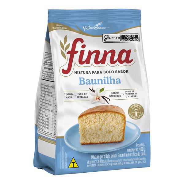 MISTURA FINNA P/BOLO BAUNILHA 400G