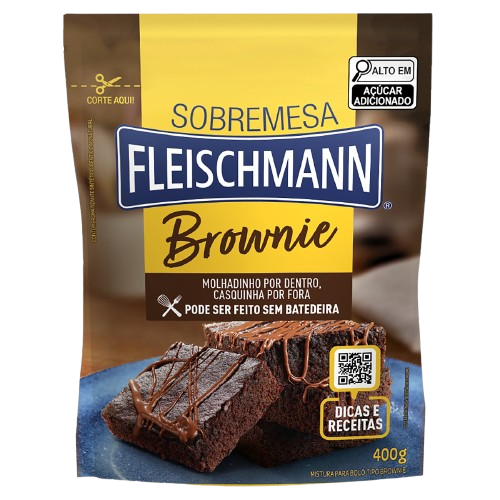 MISTURA FLEISCHMANN P/BOLO BROWNIE 400G