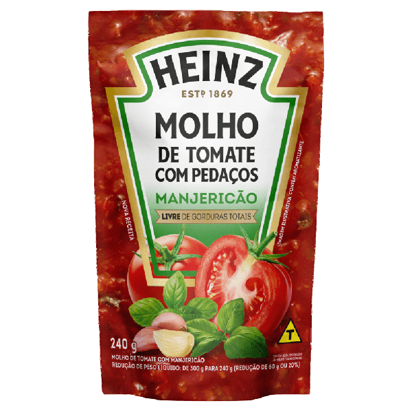 MOLHO HEINZ MANJERICAO SACHE 240G
