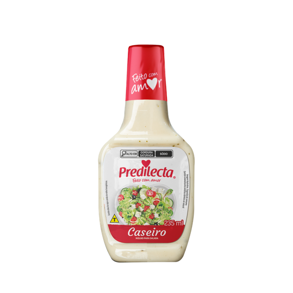 MOLHO PREDILECTA SALADA CASEIRO 235ML