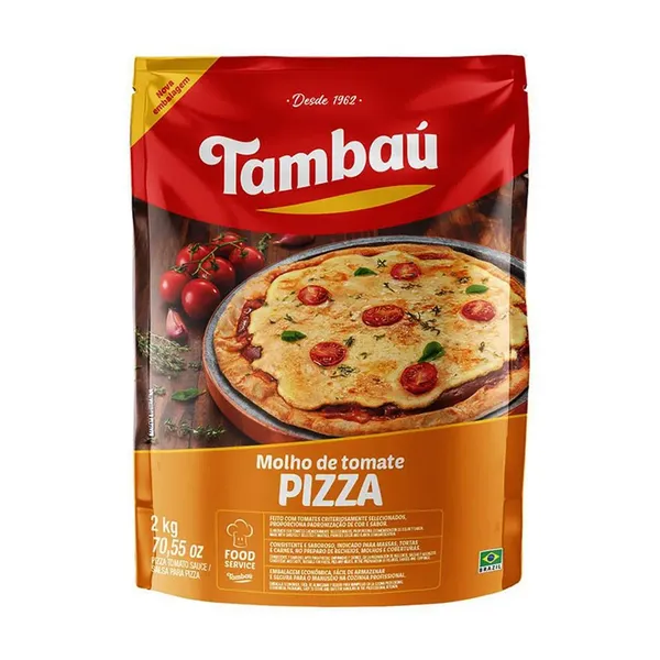MOLHO TOMATE TAMBAU PIZZA POUCH 2KG