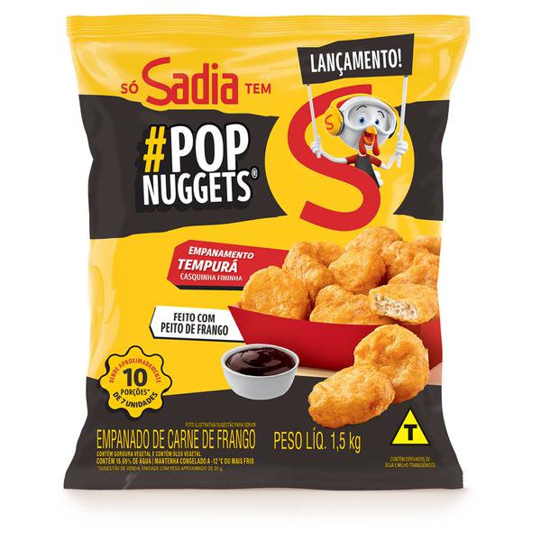 NUGGETS SADIA POP FRANGO TEMPURA 1,5KG