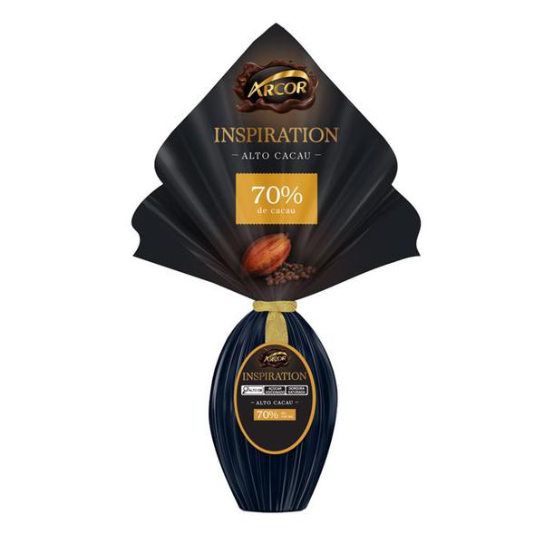 OVO PASCOA ARCOR CHOC AMARGO 70% 190G