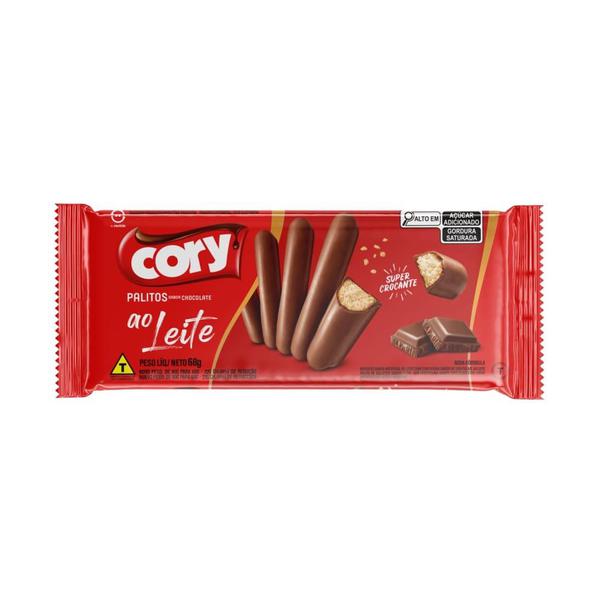 PALITO CORY CHOCOLATE LEITE 68G