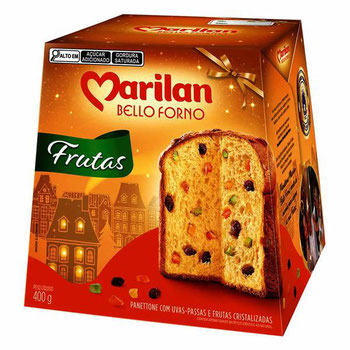 PANETONE MARILAN FRUTAS CRIST 400G