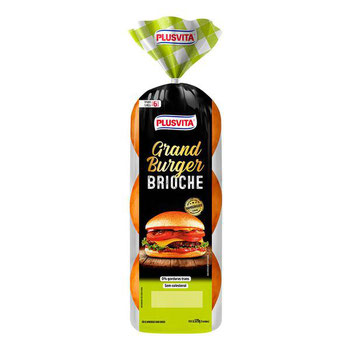 PAO PLUSVITA HAMBURGUER BRIOCHE 520G