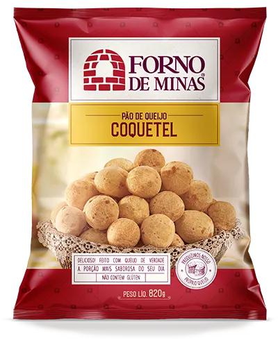 PAO QUEIJO FORNO MINAS COQUETEL 820G