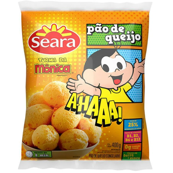 PAO QUEIJO SEARA TURMA DA MONICA 400G