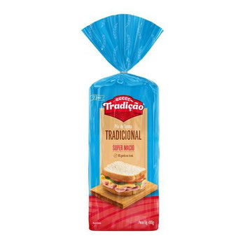 PAO TRADICAO FORMA BCO 400G